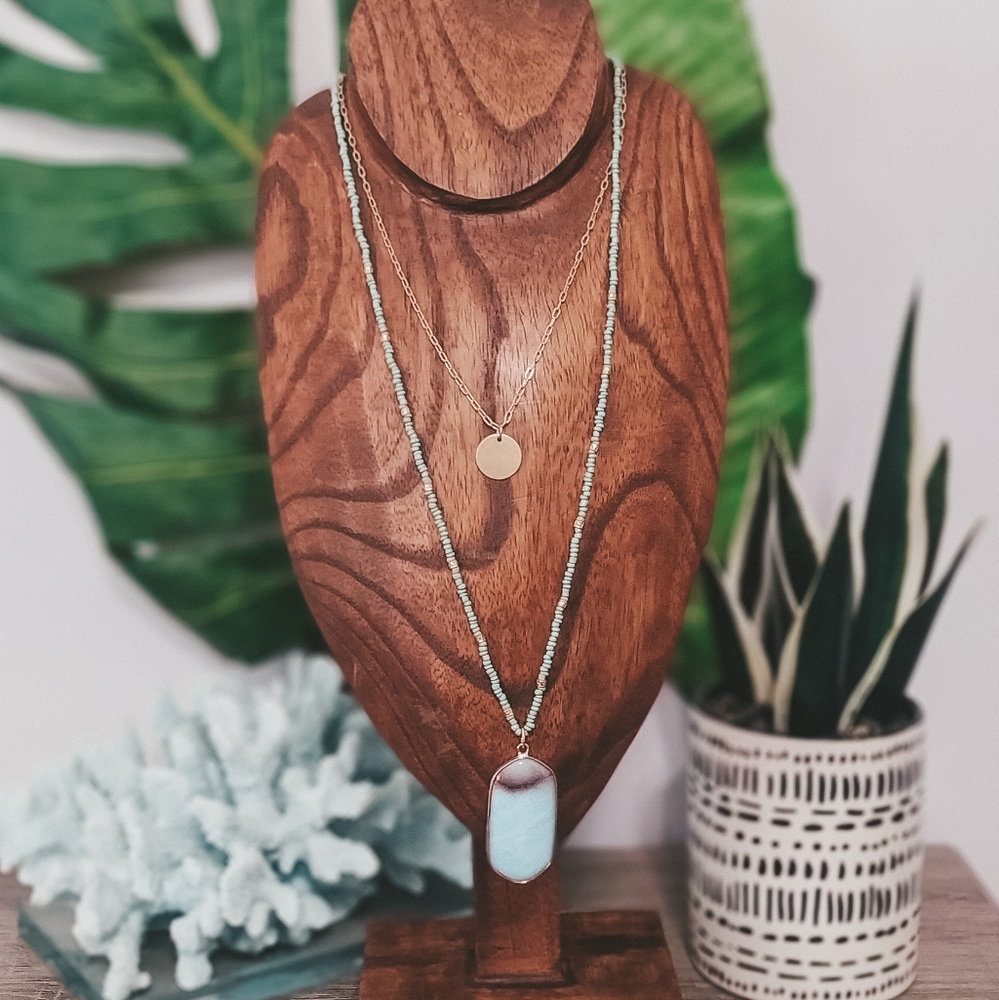 3/$30 Boho Queen Double Necklace